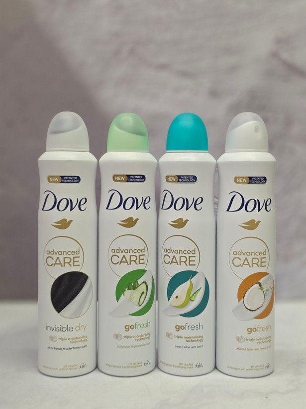 اسپری دئودورانت DOVE داو اورجینال انگلیس UK ضدتعریق اصل اورجینال ( واردات قانونی از منطقه آزاد ارس )