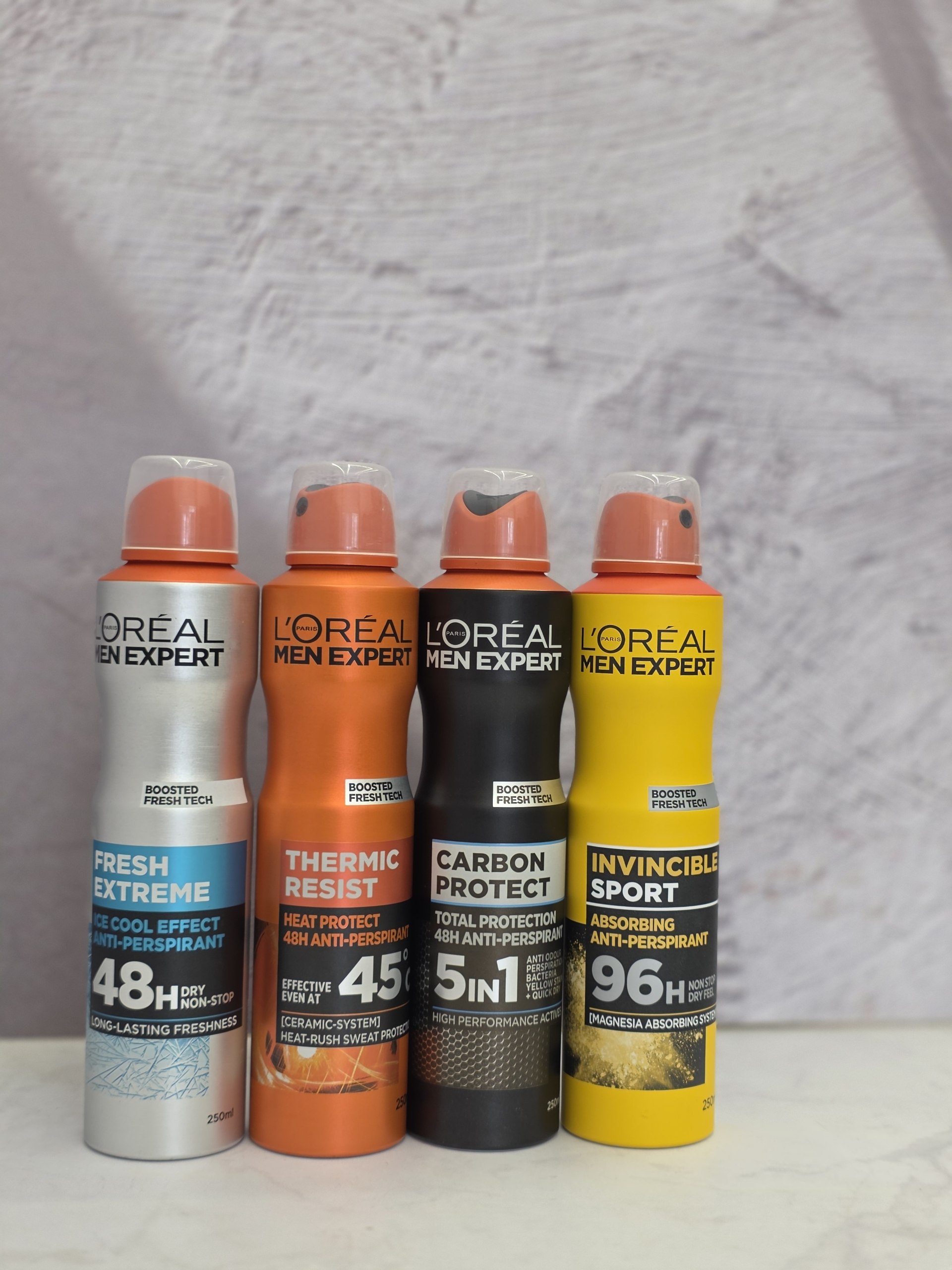 اسپری دئودورانت مردانه لورئال من اکسپرت L’Oréal Men Expert Deodorant Spray حجم 250 میل اصل اورجینال ( واردات قانونی از منطقه آزاد ارس )