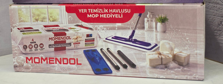 ست تی و دستمال مرطوب مخصوص تی مومندول MOMENDOL با رایحه لوندر و صابون سفید بسته 50 عددی اصل اورجینال ( واردات قانونی از منطقه آزاد ارس )