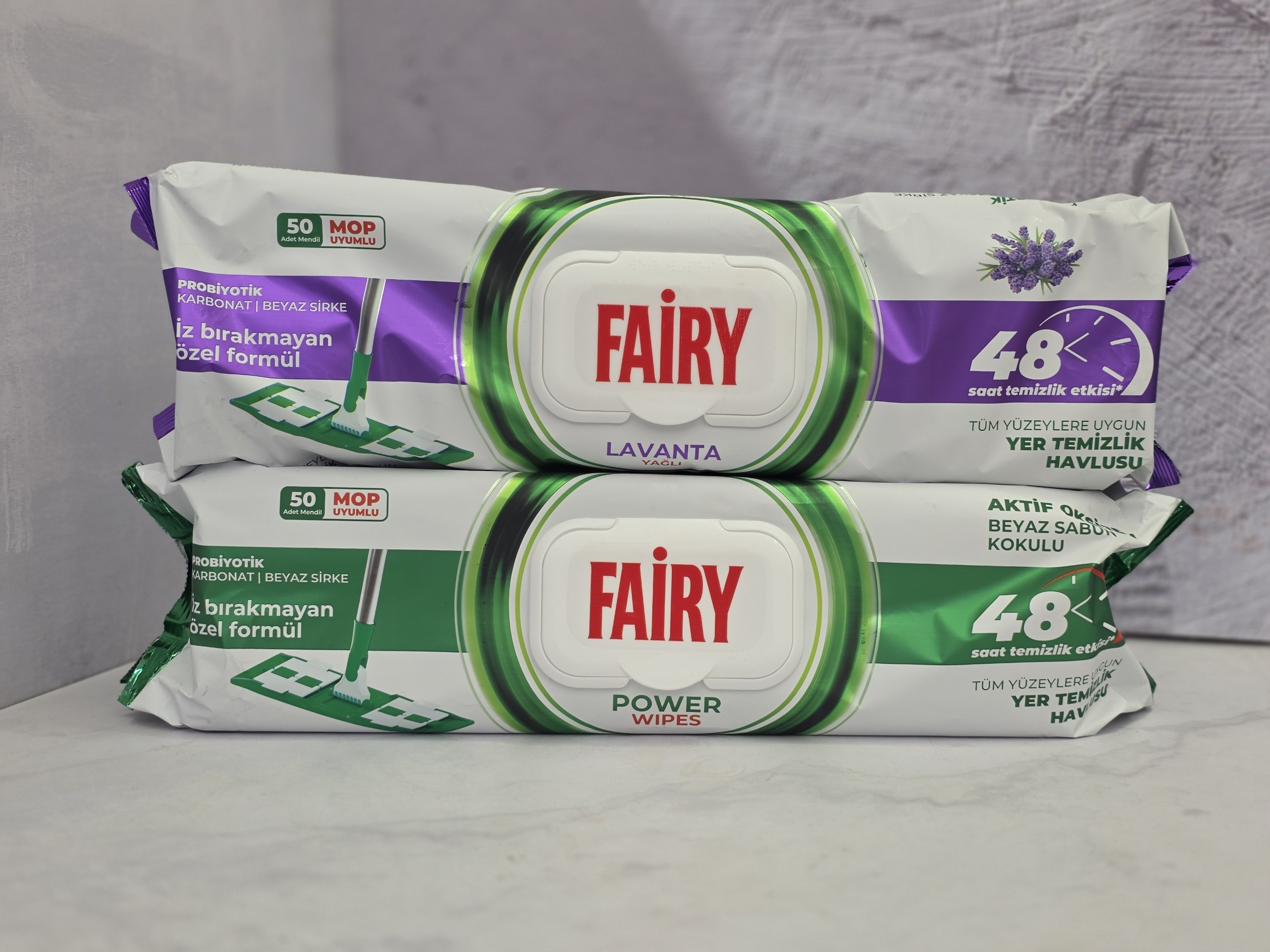 دستمال مرطوب مخصوص طی Fairy فیری ۵۰ برگی اصل اورجینال ( واردات قانونی از منطقه آزاد ارس )