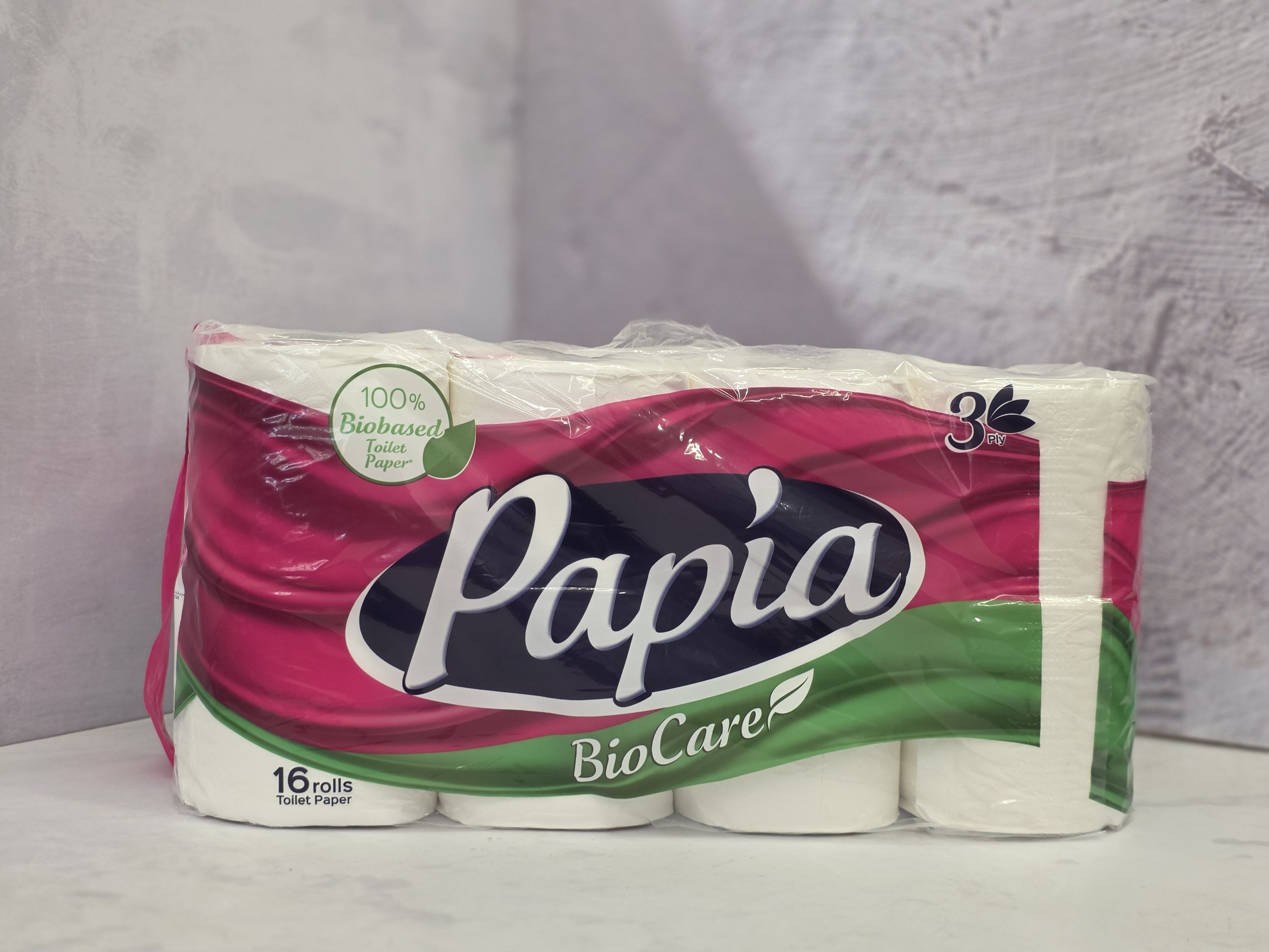 دستمال توالت پاپیا ۱۶ عددی Papia اصل ترکیه اورجینال ( واردات قانونی از منطقه آزاد ارس )