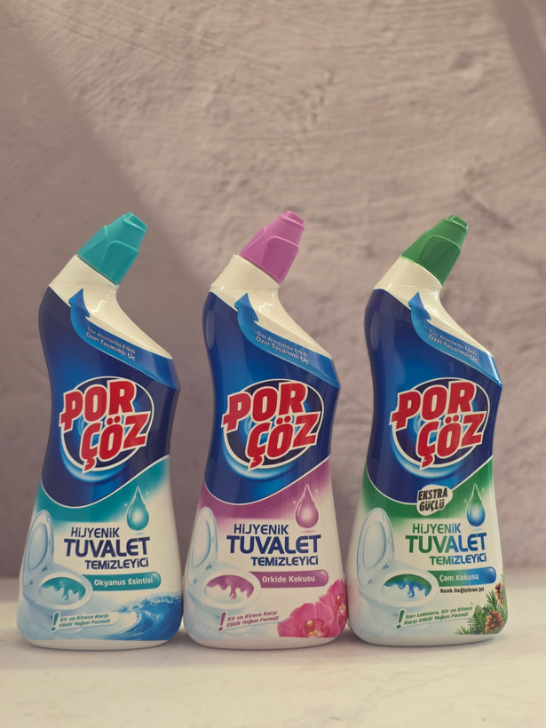 مایع ژل جرم گیر و ضدعفونی کننده سرویس بهداشتی ( توالت ) پورچوز اردکی 750 میل اصل اورجینال ( واردات قانونی از منطقه آزاد ارس )