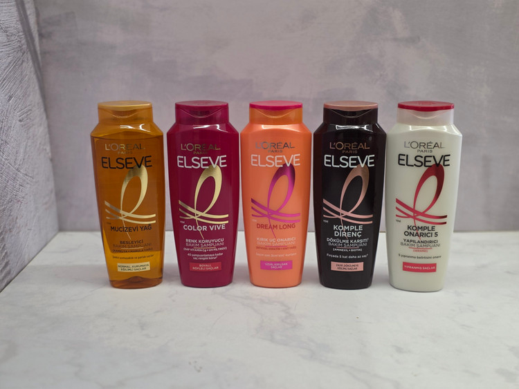 شامپو تقویت کننده و ضد ریزش مو لورئال ایل سییو Loreal Elseve حجم 500 میل اصل اورجینال ( واردات قانونی از منطقه آزاد ارس )