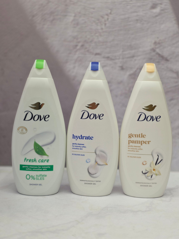 سامپو بدن کرمی داو ۷۲۰ میل بدون سولفات Dove اصل اورجینال ( واردات قانونی از منطقه آزاد ارس )