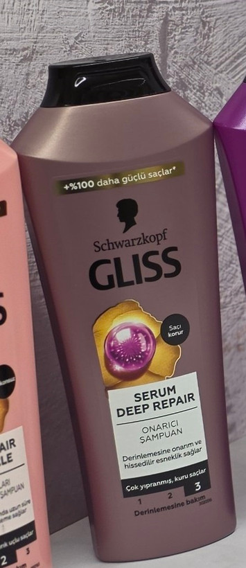 شامپو مو گلیس Schwartzkopf Gliss مناسب انواع موها با حجم 400 میل در مدل های مختلف اصل اورجینال ( واردات قانونی از منطقه آزاد ارس )