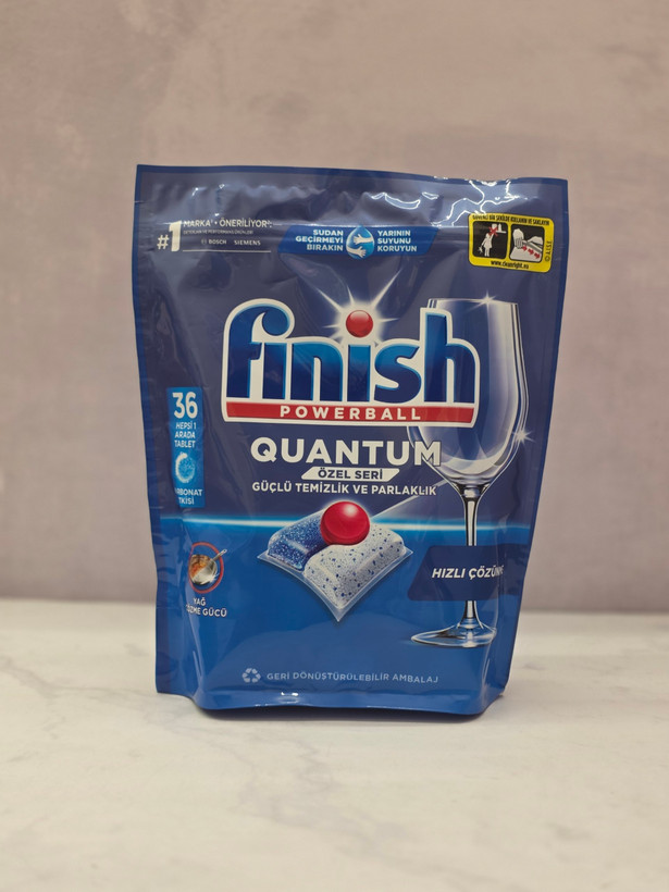 قرص ماشین ظرفشویی فینیش کوانتوم Finish Quantum در 36 عددی اصل اورجینال ( واردات قانونی از منطقه آزاد ارس )