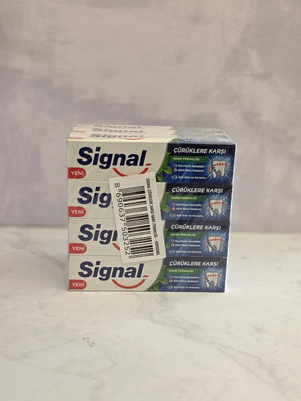 خمیر دندان ضد پوسیدگی سیگنال signal حاوی عصاره نعناع حجم 100 میل اصل اورجینال ( واردات قانونی از منطقه آزاد ارس )