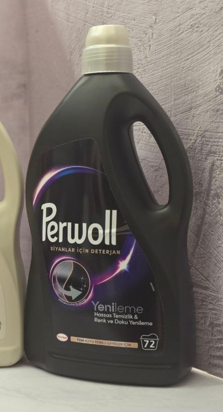 مایع لباسشویی پرول (Perwoll) مدل Yenileme در حجم ۴ لیتر انواع مختلف لباسهای رنگی و سفید و مشکی اصل اورجینال ( واردات قانونی از منطقه آزاد ارس )