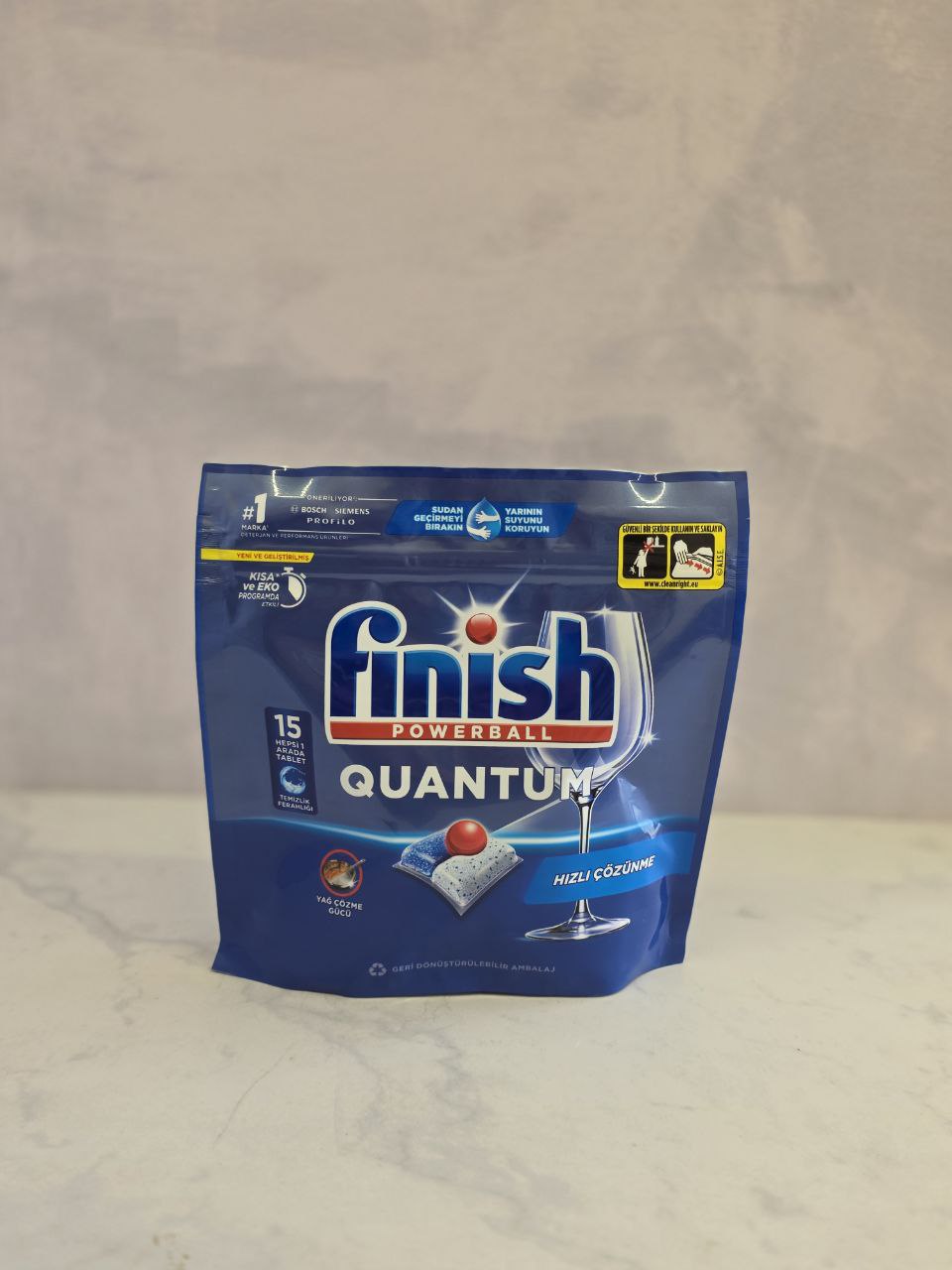 قرص ماشین ظرفشویی فینیش کوانتوم Finish Quantum در 15 عددی اصل اورجینال ( واردات قانونی از منطقه آزاد ارس )