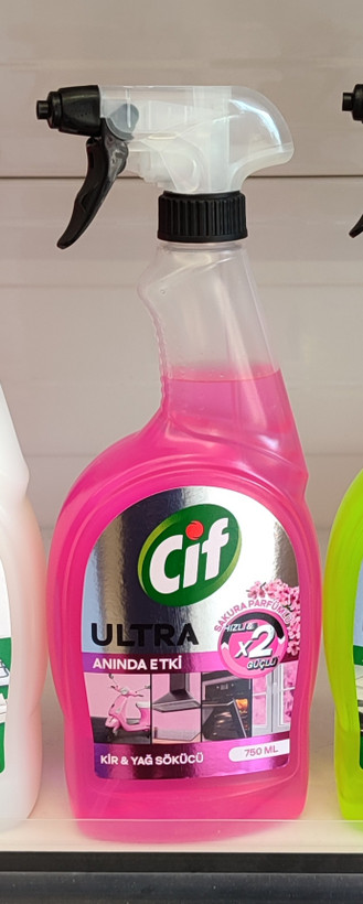 اسپری پاک کننده کثیفی و چربی چند منظوره سیف Cif در مدل های مختلف حجم 750 میل اصل اورجینال ( واردات قانونی از منطقه آزاد ارس )