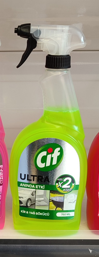 اسپری پاک کننده کثیفی و چربی چند منظوره سیف Cif در مدل های مختلف حجم 750 میل اصل اورجینال ( واردات قانونی از منطقه آزاد ارس )