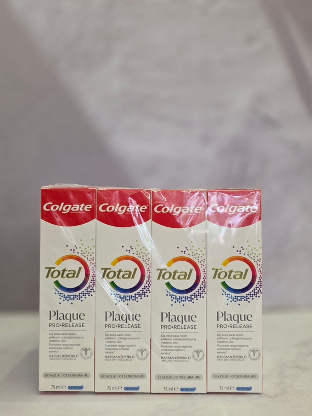 خمیر دندان کلگیت توتال پلاک پرو-ریلیز ضد جرم و پلاک Colgate Plaque Pro Release در حجم 75 میل اصل اورجینال ( واردات قانونی از منطقه آزاد ارس )