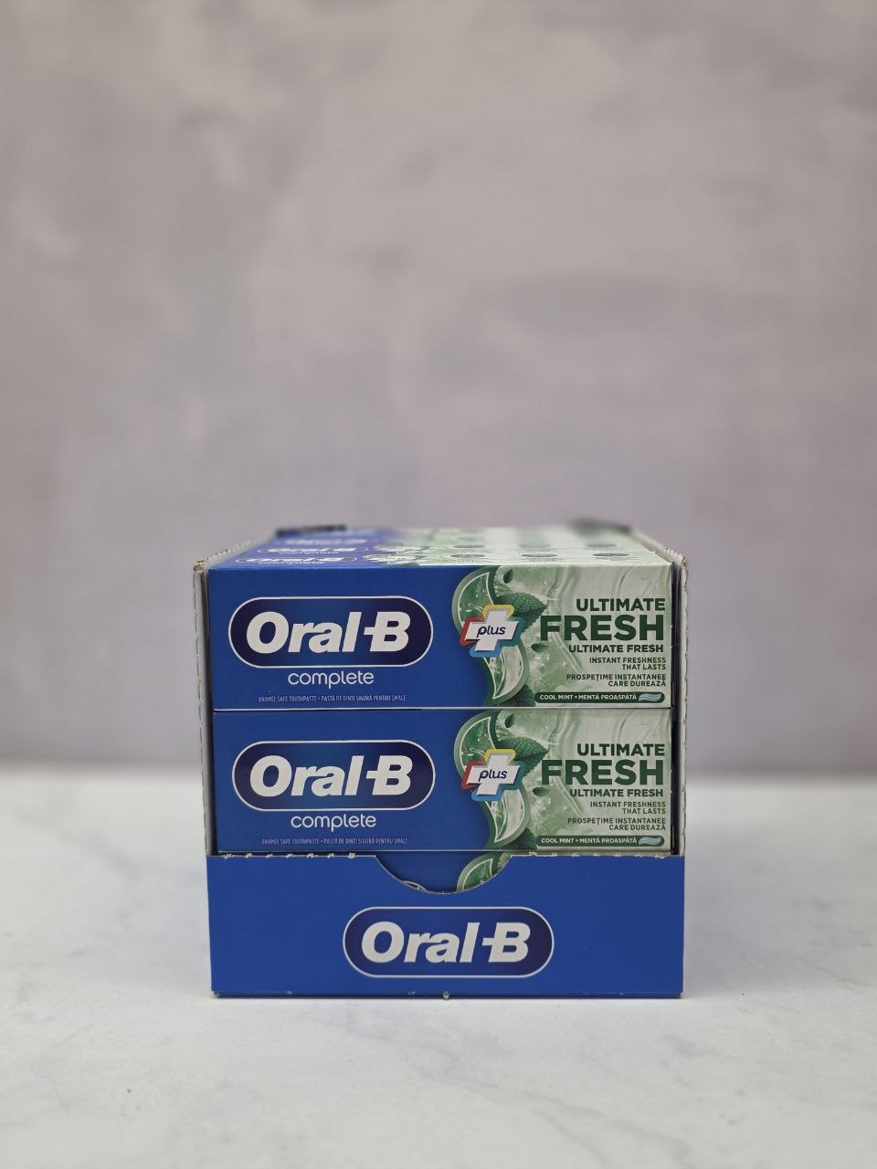 خمیردندان خنک کننده اورال بی Oral-B سری Complete Ultimate Fresh Plus  اصل اورجینال ( واردات قانونی از منطقه آزاد ارس )