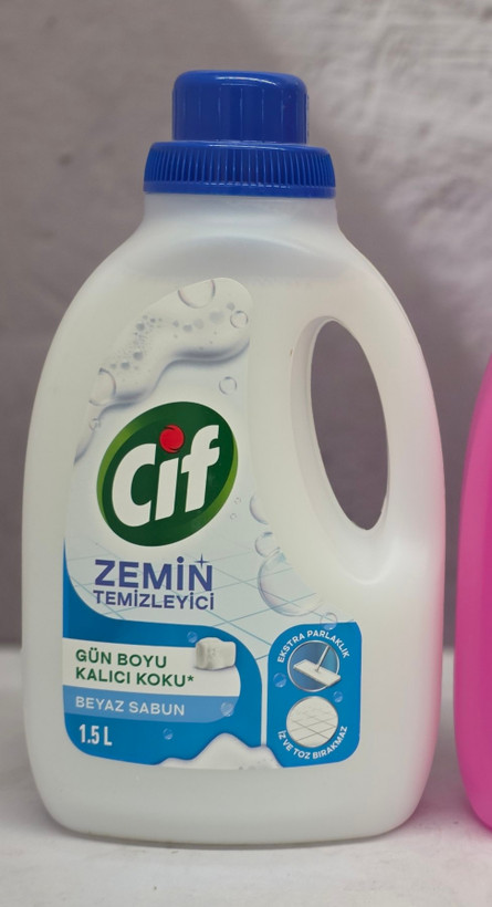 مایع تمیز کننده و کف شور سیف ( جیف ) Cif در رایحه های شکوفه ساکورا و صابون سفید حجم ۱/۵ لیتر اصل اورجینال ( واردات قانونی از منطقه آزاد ارس )