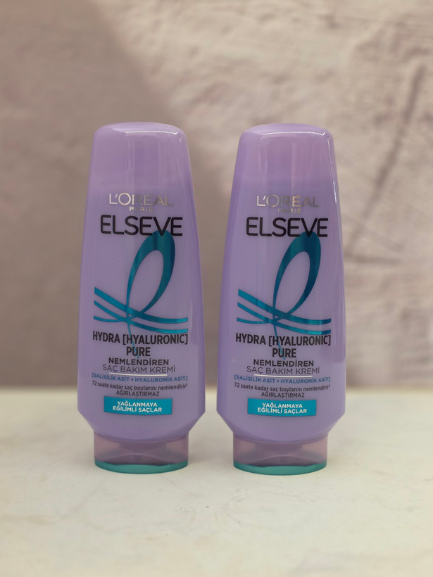 نرم کننده مو لورئال Loreal Elseve حاوی هیالورونیک با خاصیت آبرسانی مخصوص موهای چرب در حجم 250 میل اصل اورجینال ( واردات قانونی از منطقه آزاد ارس )