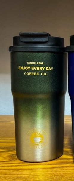 تراول ماگ ( ماگ سفری ) دو حالته استیل Enjoy Every Day با گنجایش 500 میل اصل اورجینال ( واردات قانونی از منطقه آزاد ارس )