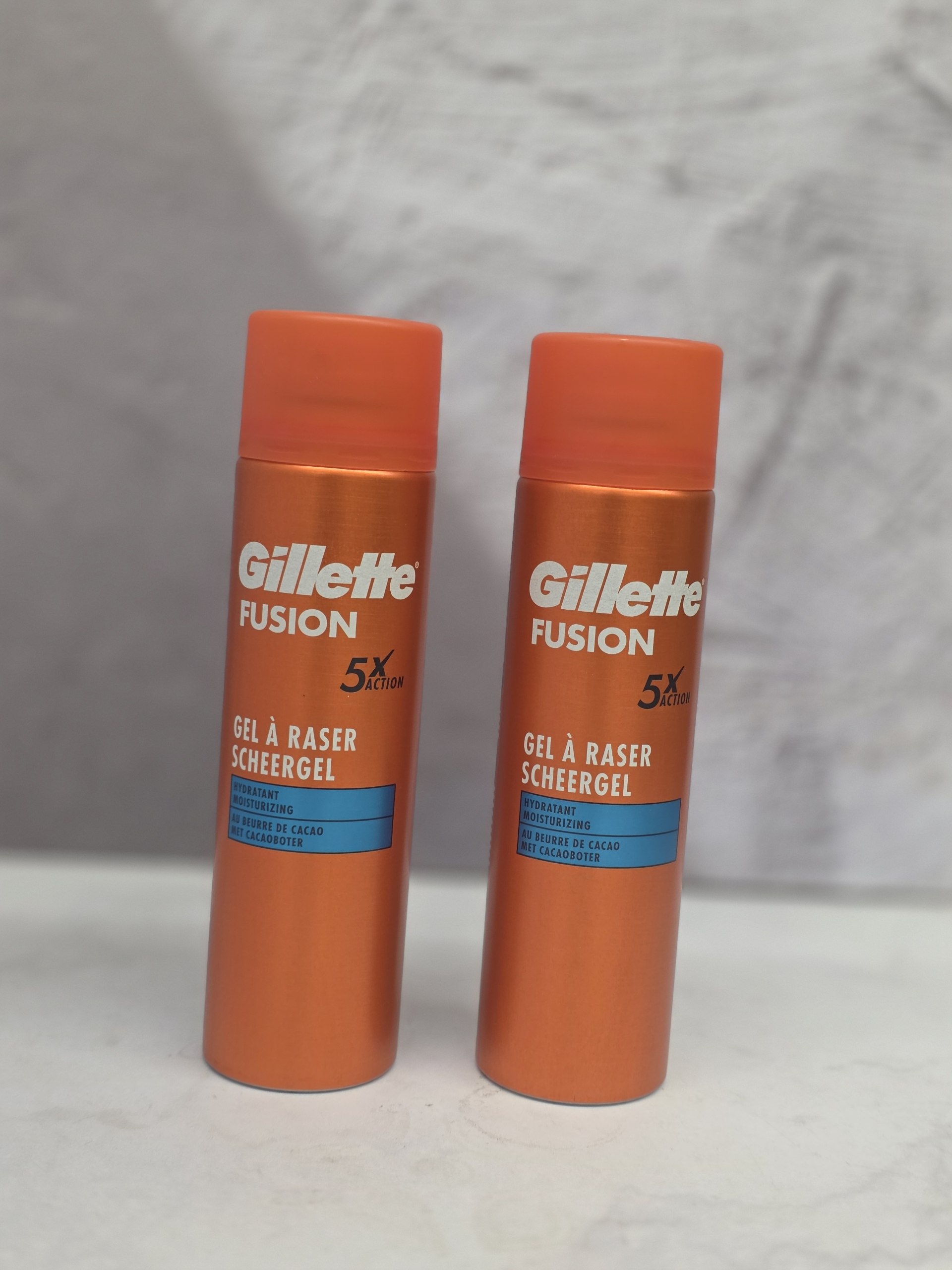 ژل اصلاح ژیلت Gillette مدل Fusion با آبرسانی بیشتر حاوی کره کاکائو اصل اورجینال ( واردات قانونی از منطقه آزاد ارس )