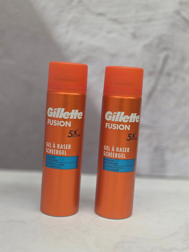 ژل اصلاح ژیلت Gillette مدل Fusion با آبرسانی بیشتر حاوی کره کاکائو اصل اورجینال ( واردات قانونی از منطقه آزاد ارس )