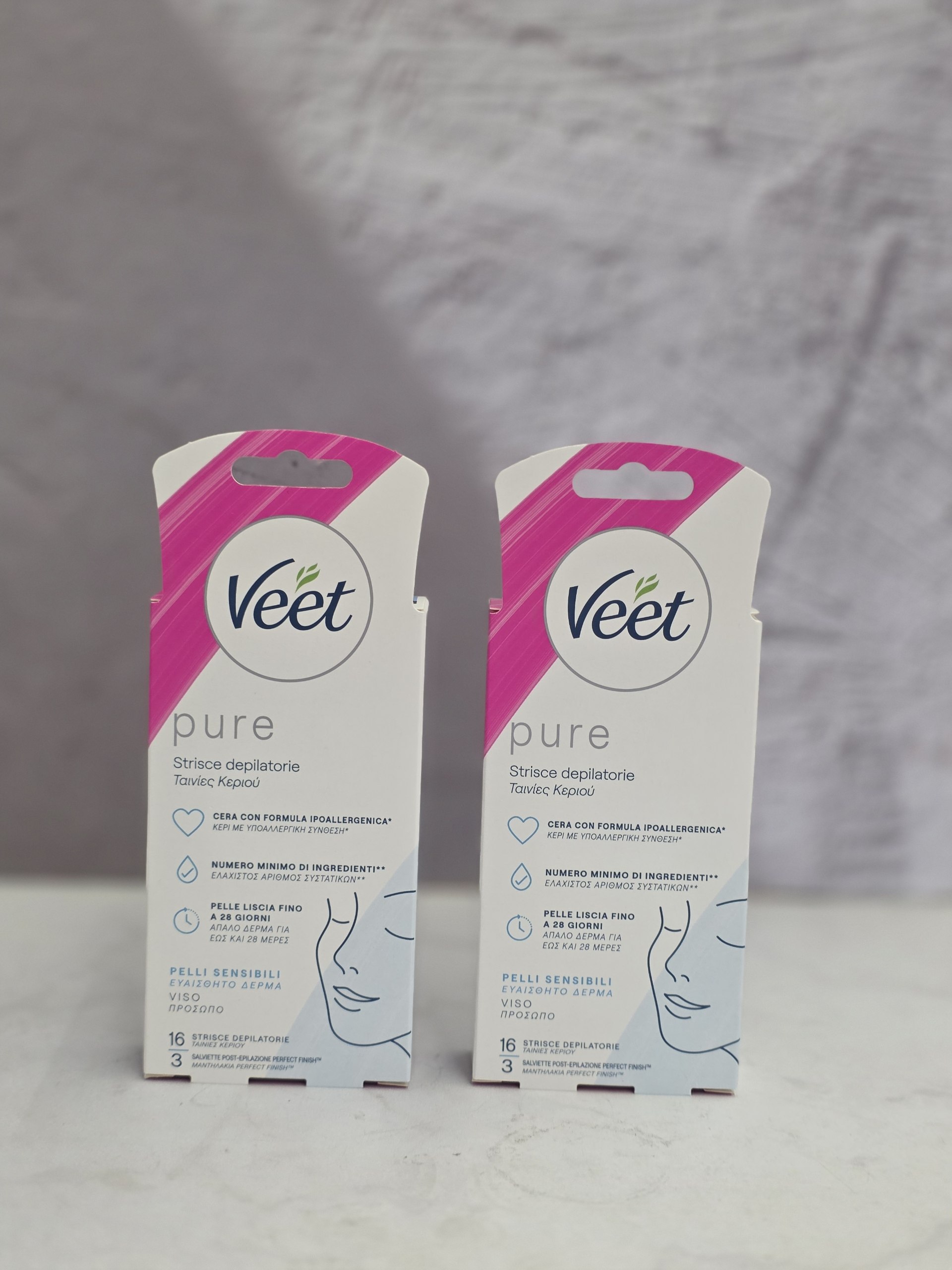 چسب موبر صورت ویت Veet مناسب برای پوست های حساس حذف آسان موهای زائد صورت با لطافت بیشتر پوست اصل اورجینال ( واردات قانونی از منطقه آزاد ارس )