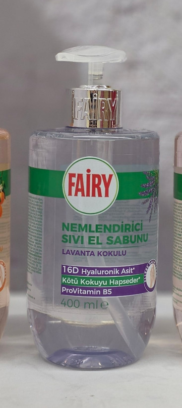 مایع دستشویی فیری Fairy با خاصیت مرطوب کنندگی پوست دست در انواع رایحه با حجم 400 میل اصل اورجینال ( واردات قانونی از منطقه آزاد ارس )