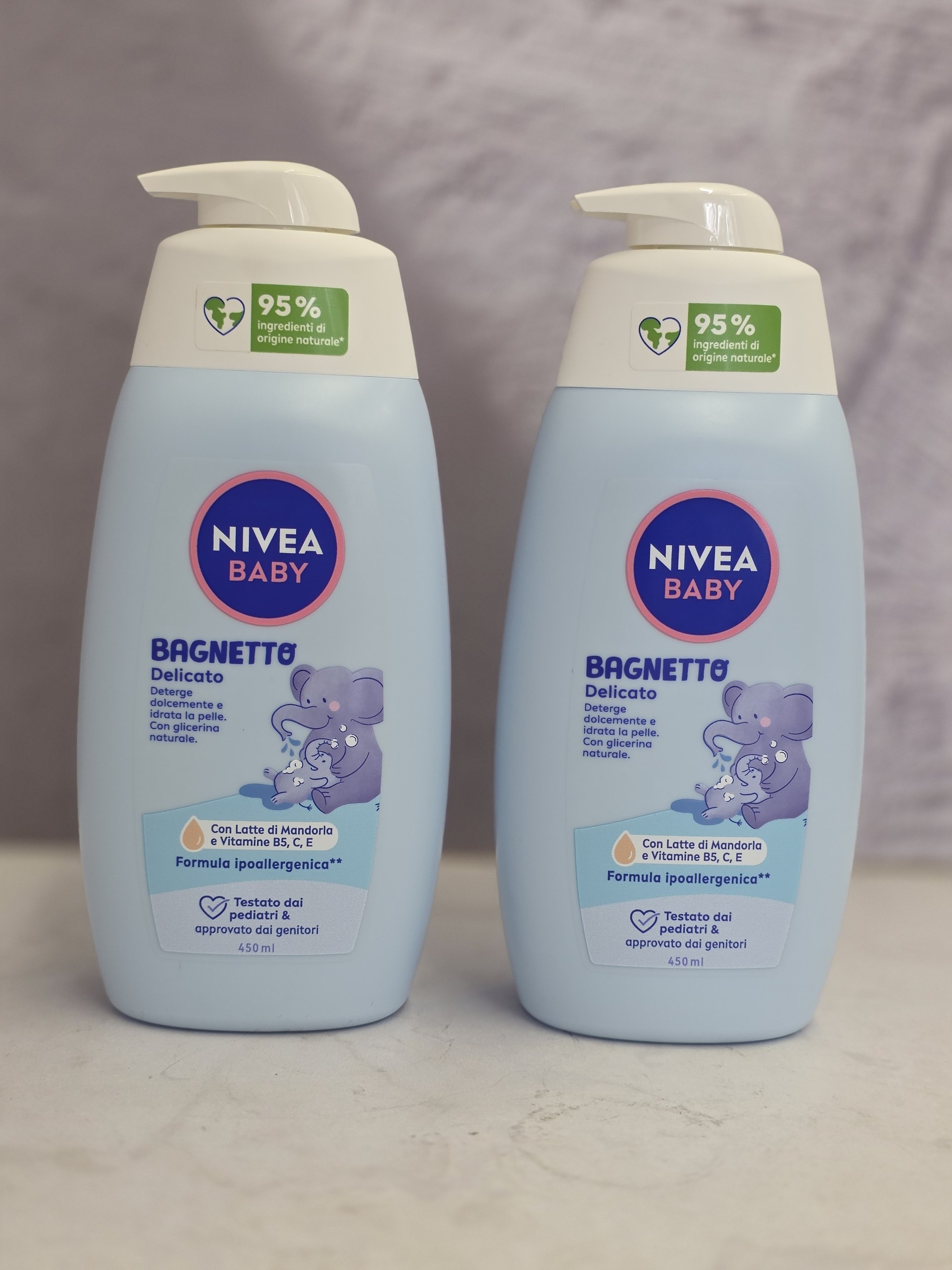 شامپو بدن کودک نیوا Nivea Baby مدل Bagnetto حاوی گلیسیرین طبیعی حجم 450 میل اصل اورجینال ( واردات قانونی از منطقه آزاد ارس )