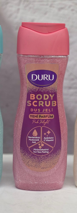 شامپو بدن اسکراب و شاین دار دورو Duru لایهبردار ملایم ، آبرسان و روشنکننده پوست ۴۵۰ میل اصل اورجینال ( واردات قانونی از منطقه آزاد ارس )