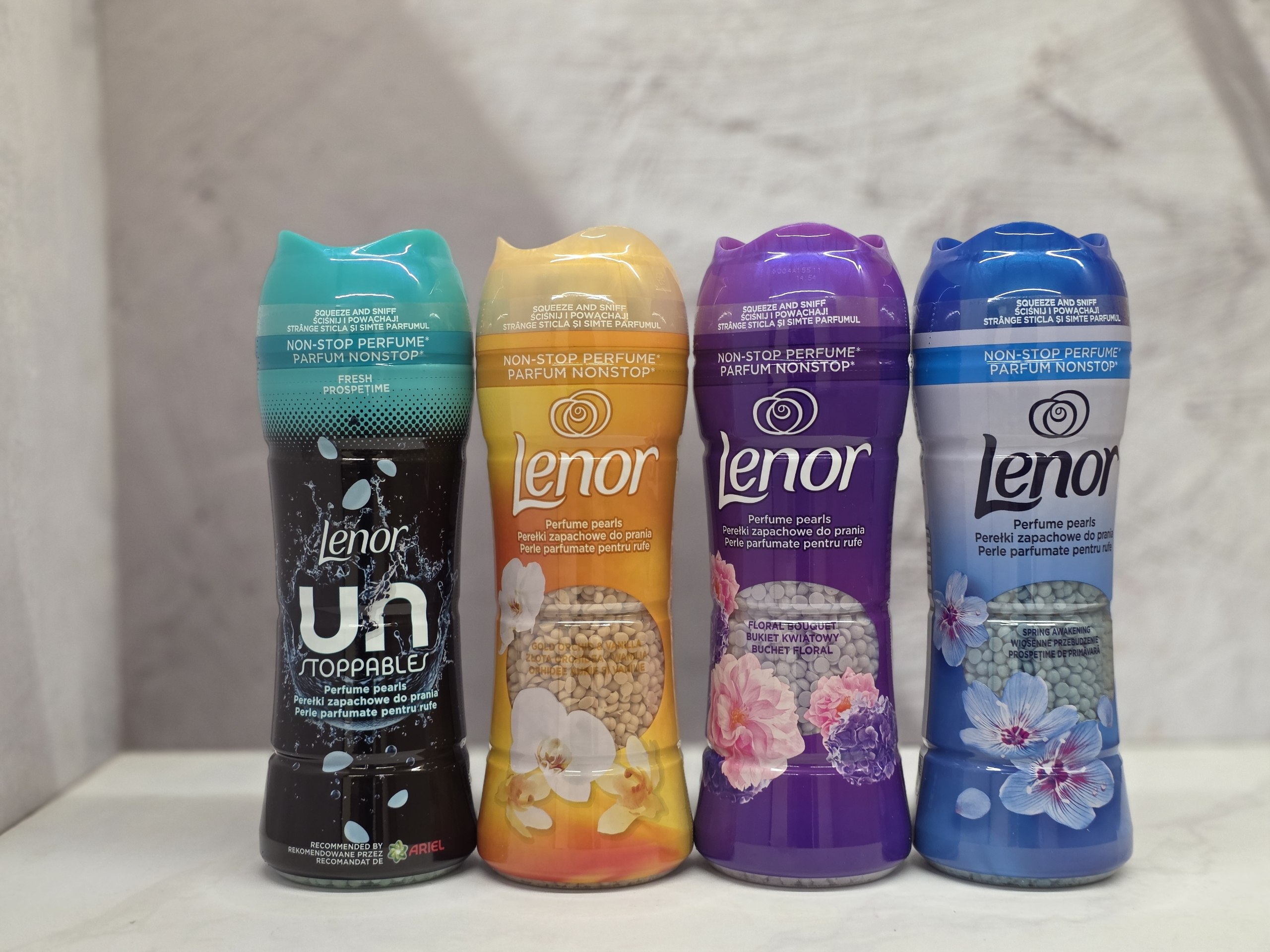دانه های خوشبو کننده ( بوستر) لباس لنور 270 گرم Lenor  اصل اورجینال ( واردات قانونی از منطقه آزاد ارس )