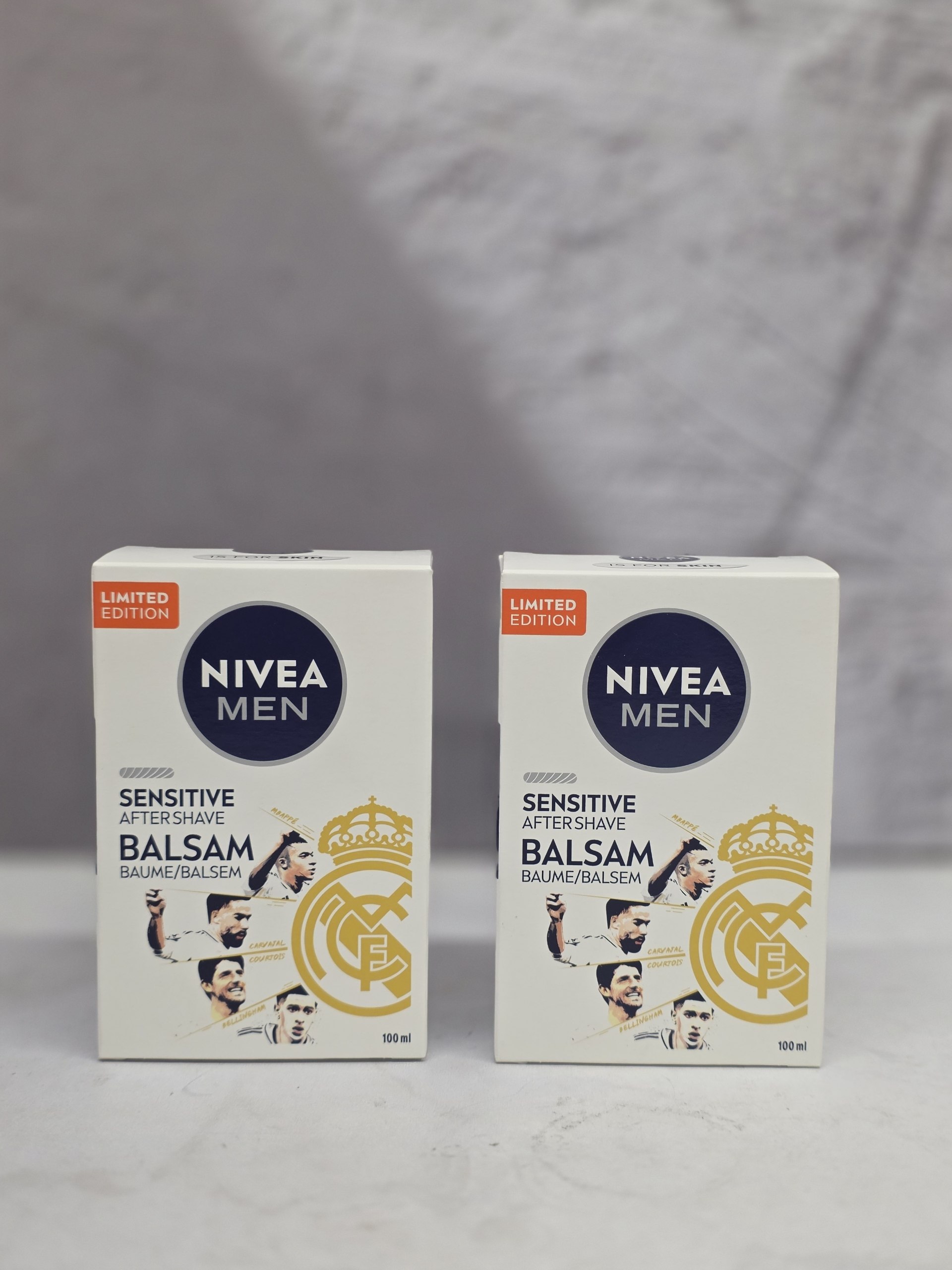 بالم افتر شیو نیوا Nivea مخصوص پوست حساس Sensitive نسخه رئال مادرید 100 میل اصل اورجینال ( واردات قانونی از منطقه آزاد ارس )