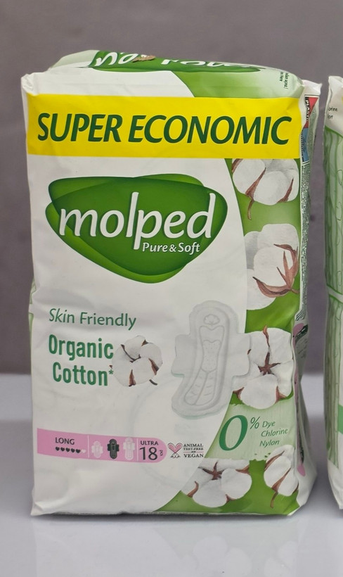 نوار بهداشتی پنبه مولپد Molped در 3 مدل مختلف اصل اورجینال ( واردات قانونی از منطقه آزاد ارس )