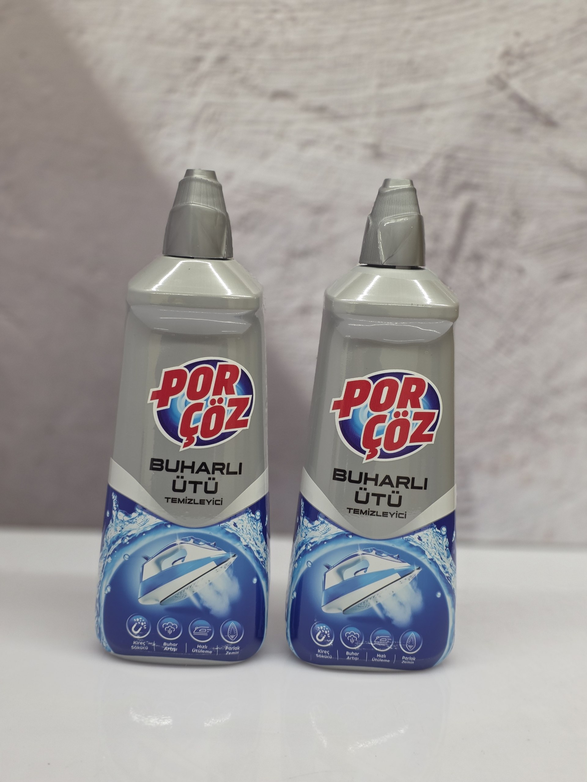 مایع رسوب‌زدای و تمیزکننده اتو بخار پورچوز Porçöz مدل Buharlı Ütü Temizleyici در حجم 400 میل
