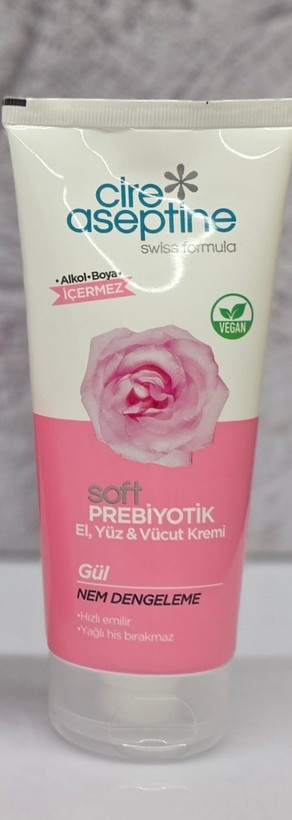 کرم نرم کننده و مرطوب کننده تیوپی سیر آسپتین Cire Aseptine مناسب برای دست و صورت و بدن در رایحه های مختلف حجم 200 میل پوست اصل اورجینال ( واردات قانونی از منطقه آزاد ارس )
