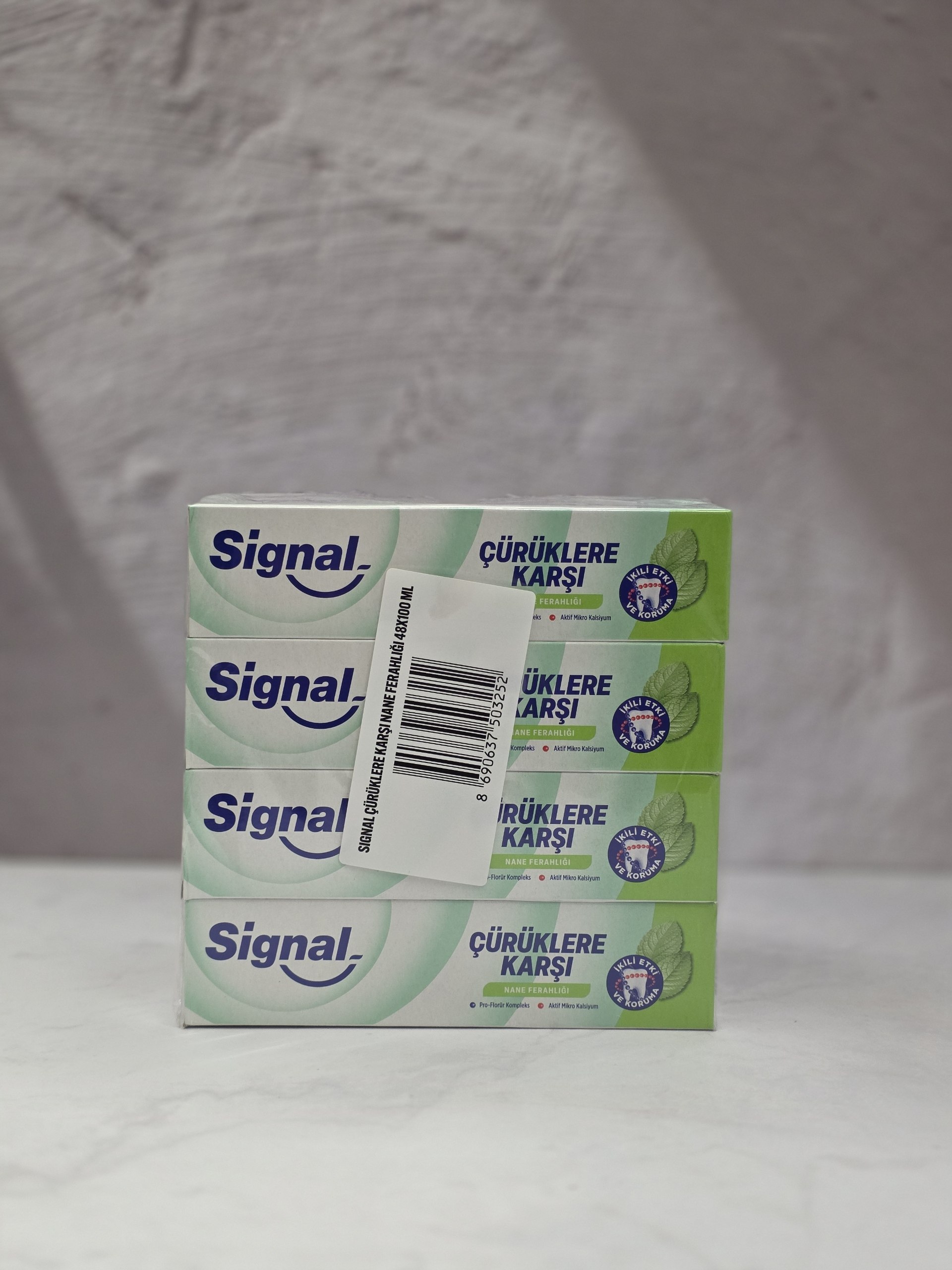 خمیر دندان ضد پوسیدگی سیگنال signal حاوی عصاره نعناع حجم 100 میل اصل اورجینال ( واردات قانونی از منطقه آزاد ارس )