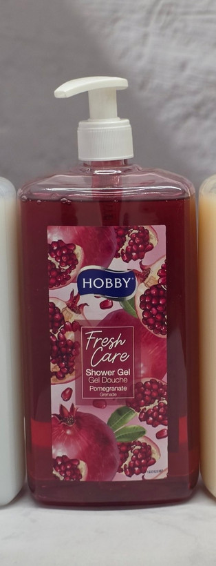 شامپو بدن پمپی هوبی Hobby در مدل های Fresh Care و Marshmallow و رایحه های میلک شیک نارگیل ، انار ، میلک شیک وانیل و گل ارکیده حجم 1000 میل اصل اورجینال ( واردات قانونی از منطقه آزاد ارس )