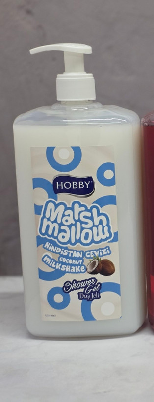 شامپو بدن پمپی هوبی Hobby در مدل های Fresh Care و Marshmallow و رایحه های میلک شیک نارگیل ، انار ، میلک شیک وانیل و گل ارکیده حجم 1000 میل اصل اورجینال ( واردات قانونی از منطقه آزاد ارس )